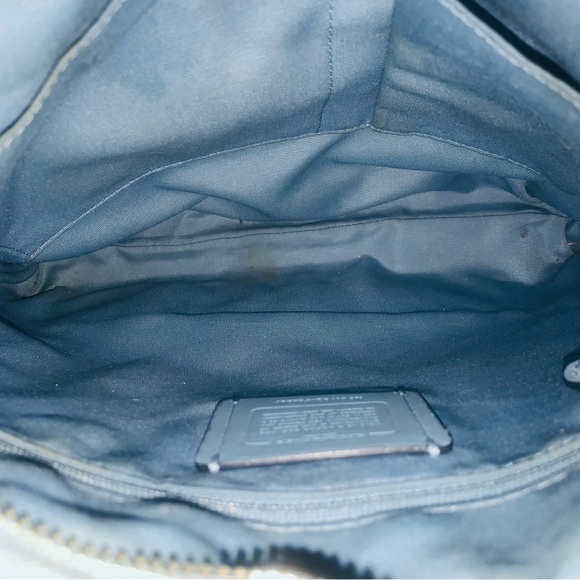 Coach Signature Leather File Bag Crossbody - Picture 4 of 7